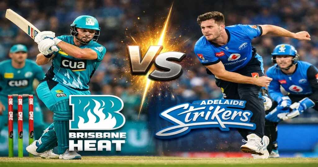 Brisbane Heat vs Adelaide Strikers Timeline: Match Highlights, Scores & Key Plays