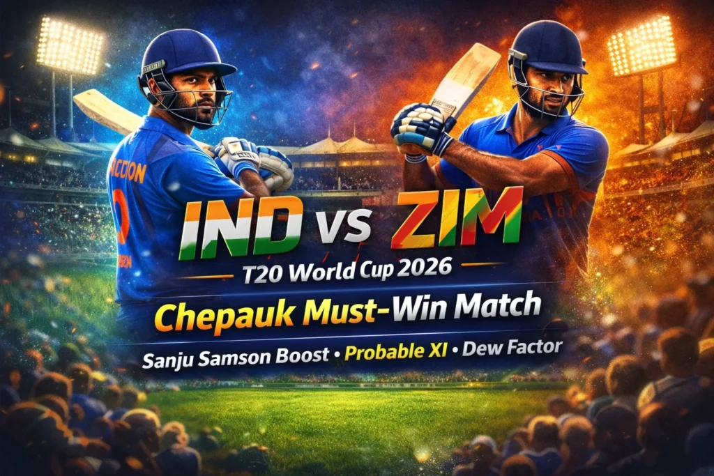 ind vs zim chepauk
