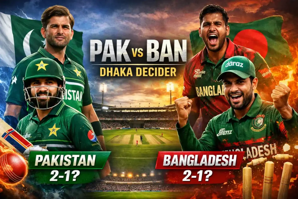 PAK vs BAN Dhaka Decider: Pakistan or Bangladesh for 2-1